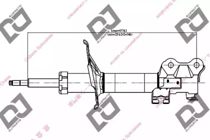 Амортизатор DJ PARTS DS1102GS